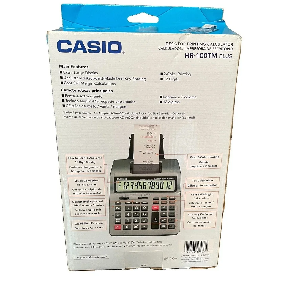 Casio hr 100tm